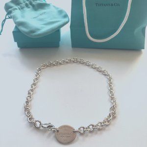 Return to Tiffany Oval Tag Necklace